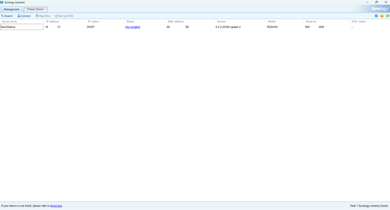 Synology RS2418+ 12-bay NAS RackStation (Diskless) READ  !