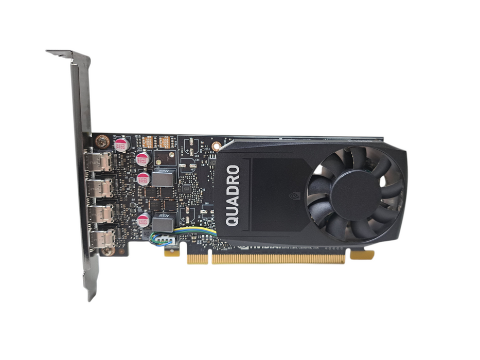 NVIDIA Quadro P1000 4GB GDDR5 Graphics Card | 4x Mini DP Full Bracket )