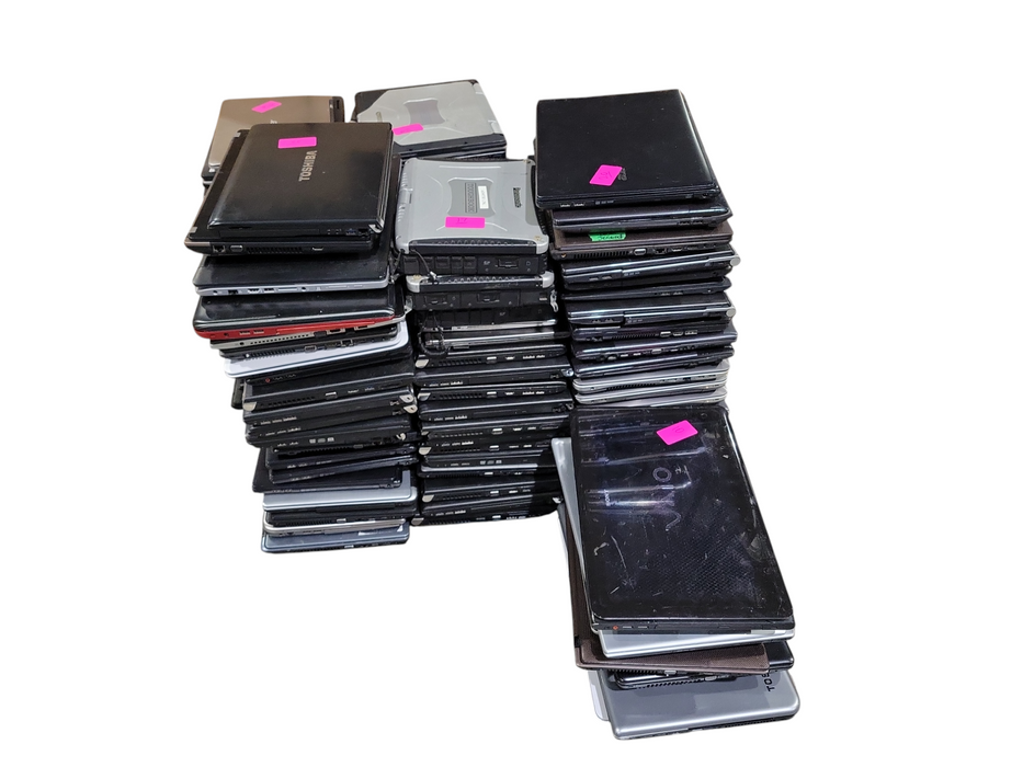 Lot 100x Mixed brand i-series Laptops AS-IS