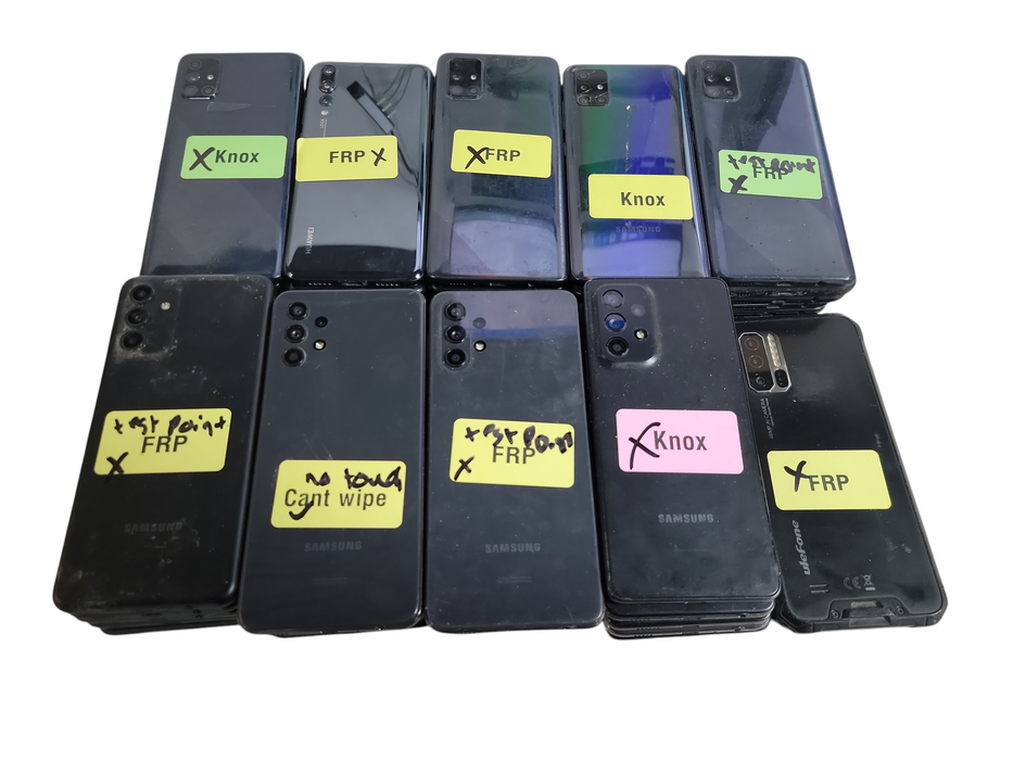 Lot of 46x Android Phones [FRP/Knox] (