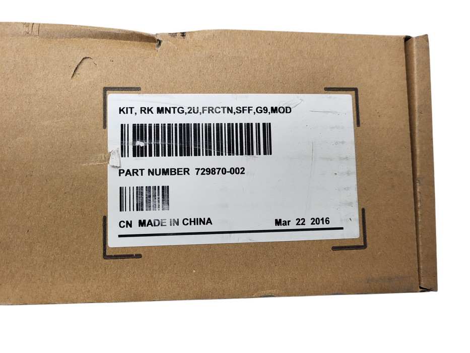 HPE 729870-002 QUICK DEPLOY RAIL SYSTEM 2U SLIDING KIT- NEW F/S $
