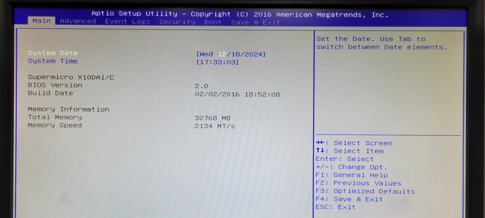 Supermicro X10DAi/C, 1x Xeon E5-2690v4 2.60GHz, 32GB DDR4, 3.5" _