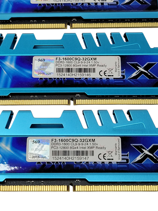 G.SKILL Ripjaws X Series 32GB (4 x 8GB) DDR3 Desktop Memory %