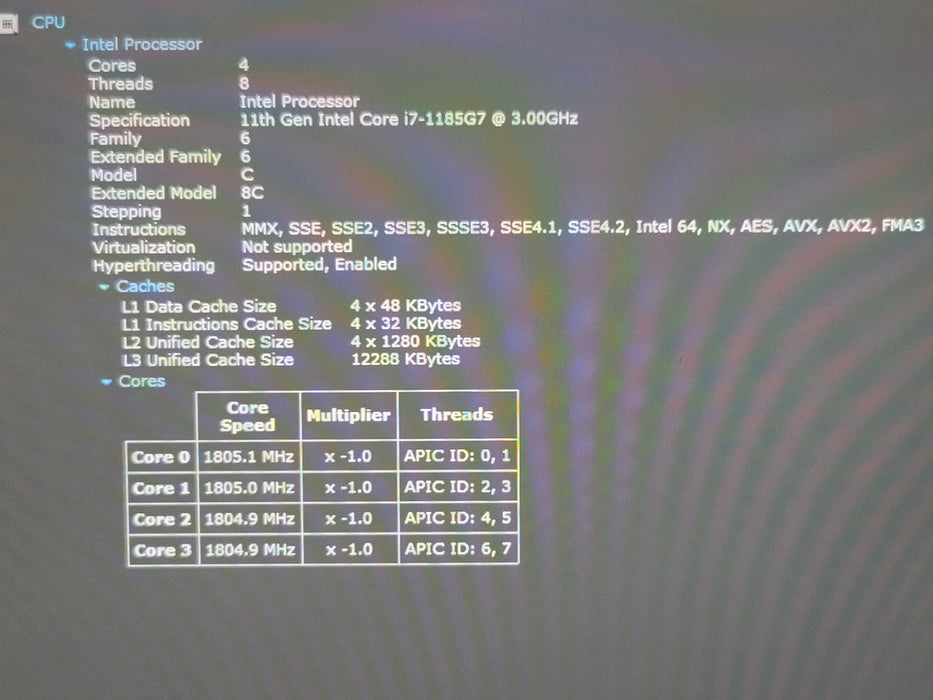 Dell Latitude 7420 i7-1185G7 16GB RAM 256GB NVMe β Lap200