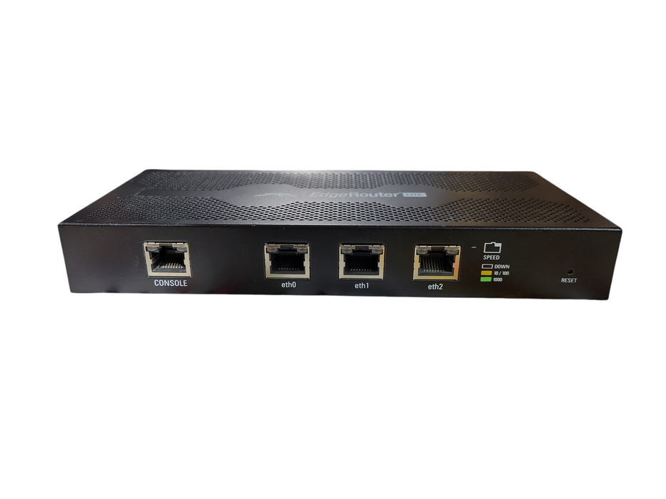 Ubiquiti ERLite-3 EdgeRouter Lite3-Port Gigabit Fanless Router !