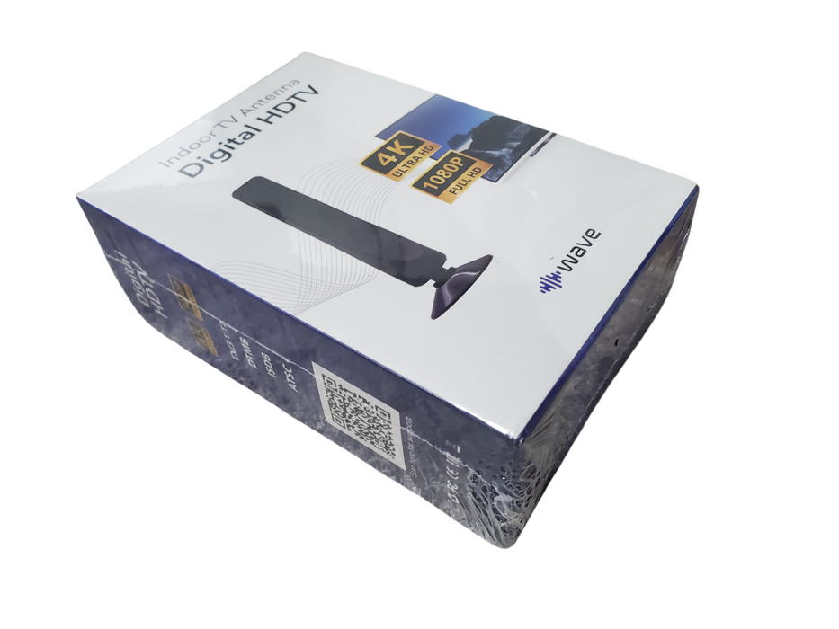 WAVE Indoor TV Antenna Digital HDTV 4K Ultra HD & 1080P Full HD NEW