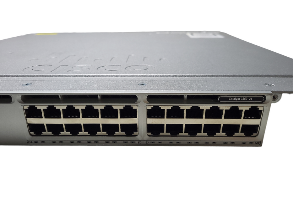 Cisco WS-C3850-24P-S 24-Port Gigabit PoE+ Switch | 1x 1100W PSU *READ* Q$