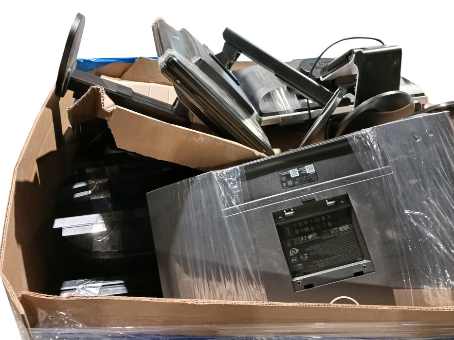 Lot of 80x 22"- 24" Assorted Brand/Model Tested Monitors (MS24-80)