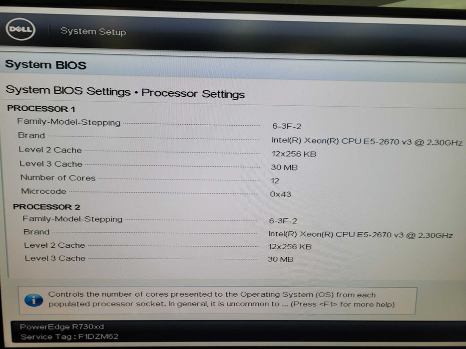 Dell PowerEdge R730xd - 2x Xeon E5-2670 v3 PERCH H730 Mini 2x 1100W PSU %
