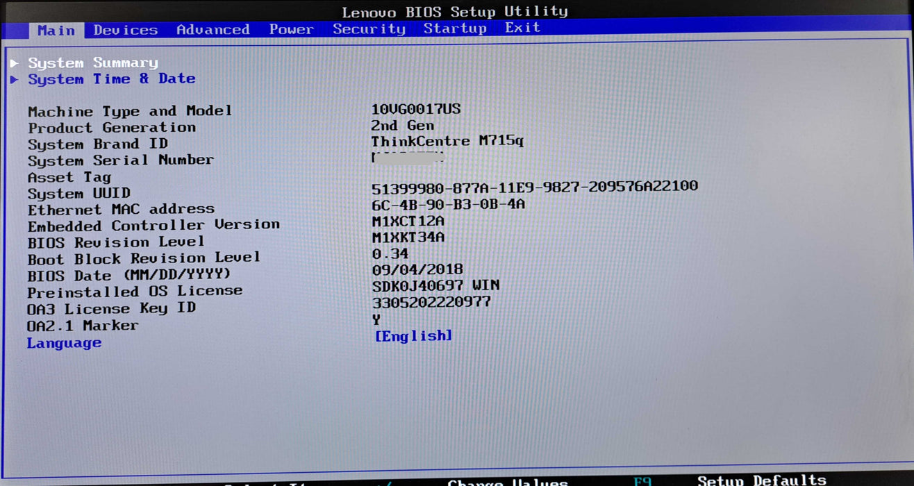 Lenovo ThinkCentre M715q | Ryzen 3 PRO 2200GE @3.20GHz, 8GB RAM, No HDD Q
