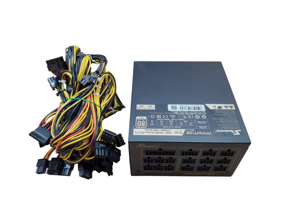 Seasonic SSR-1300GD Active PFC F3 1300W 80+ Gold Desktop Power Supply