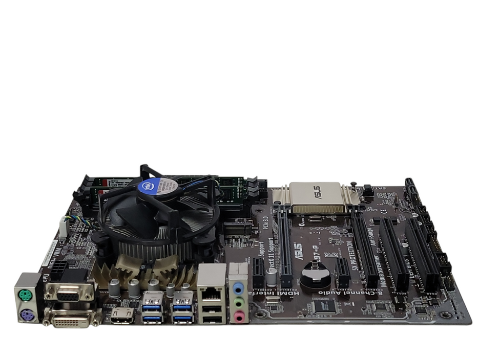 ASUS Z97-P Desktop Motherboard LGA 1150 w/ Core I5-4460 CPU and 16GB RAM _