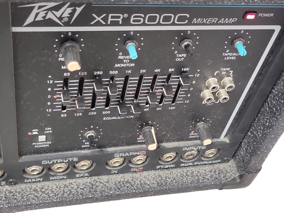 Peavey XR600C mixer Amp, READ _