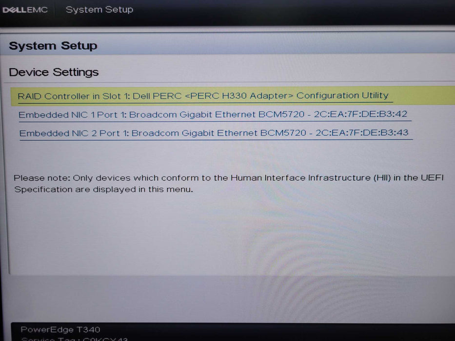 Dell PE T340 Xeon E-2234 3.60GHz, 16GB DDR4, PERC H330, 4x 2TB SAS, 2x PSU _