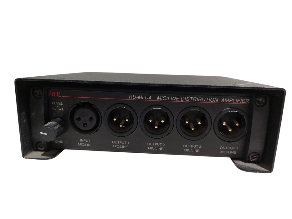 RDL RU-MLD4 Mic/Line Distribution Amplifier  =