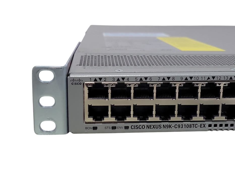 Cisco Nexus N9K-C93108TC-EX 48 Port + 6 x40/100 QSFP+ Gigabit switch, READ !