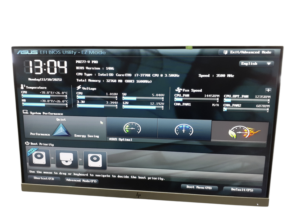 Custom PC/Asus|i7-3770K @ 3.50GHz| 32GB DDR3| 256SSD| Quadro K2200| 750PSU