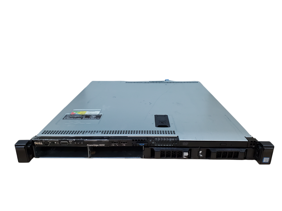 Dell PowerEdge R230 - Xeon E3-1230 v5 4GB DDR4 H330 - No HDD