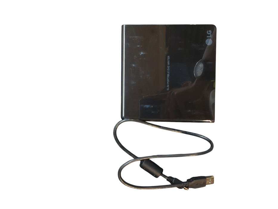 LG Ultra Slim Portable DVD Writer Compatible w/ Windows & Mac GP65NB60