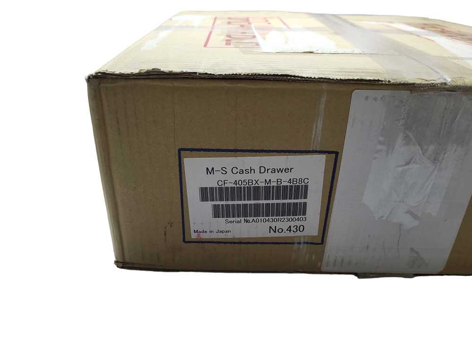 M-S Cash Drawer (POS Printer Interface) CF-405BX-M-B-4B8C Open Box $