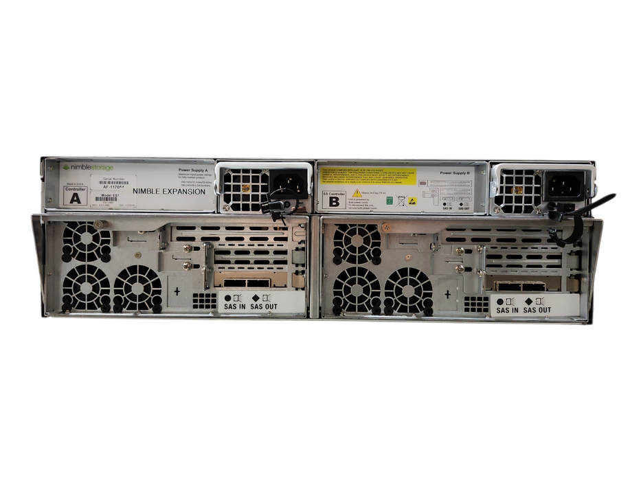 Nimble Storage CS200,400,ES1 3U 16x 3.5" Array, 2x SAS Controllers ES-1