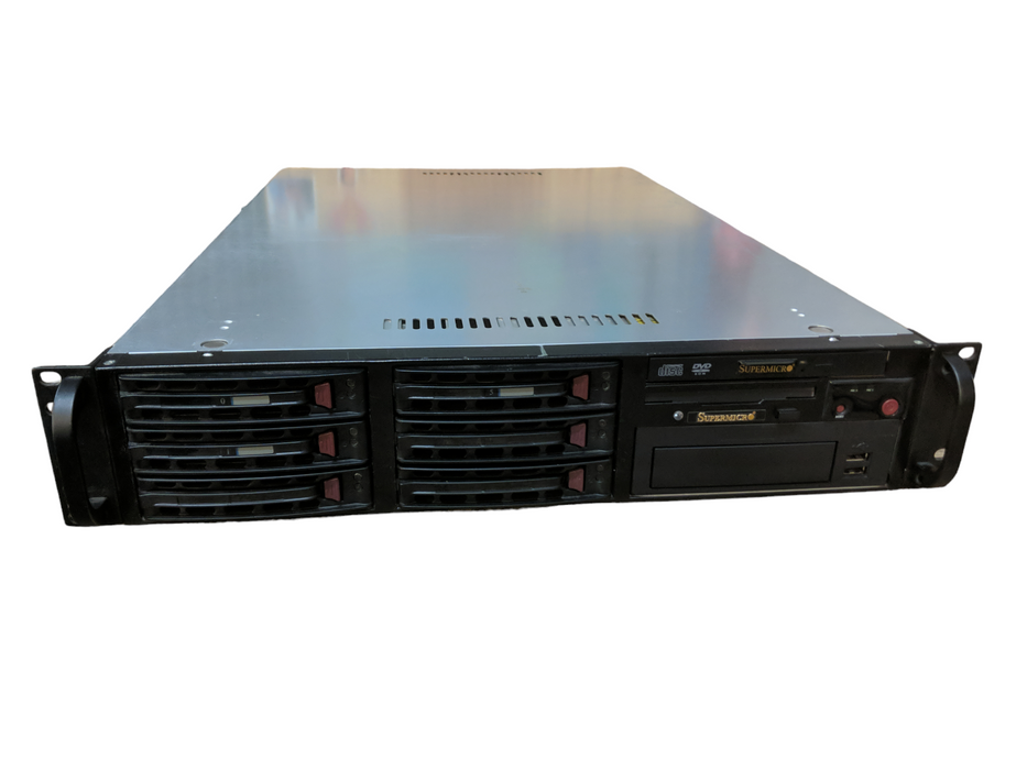 SuperMicro 2U Server | Xeon X3220 | 4GB RAM | No HDD | Adaptec HostRAID