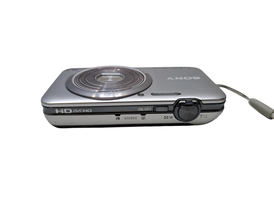 Sony Cyber-shot DSC-WX7 Silver 16.2MP Compact Digital Camera *READ* )
