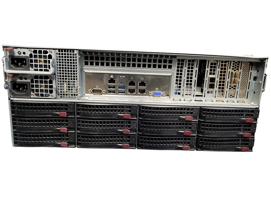 Supermicro 4U 36 Bay X10DRi-T4+ 2x E5-2630 v3 32GB DDR4 28x 6TB 2x PSU $