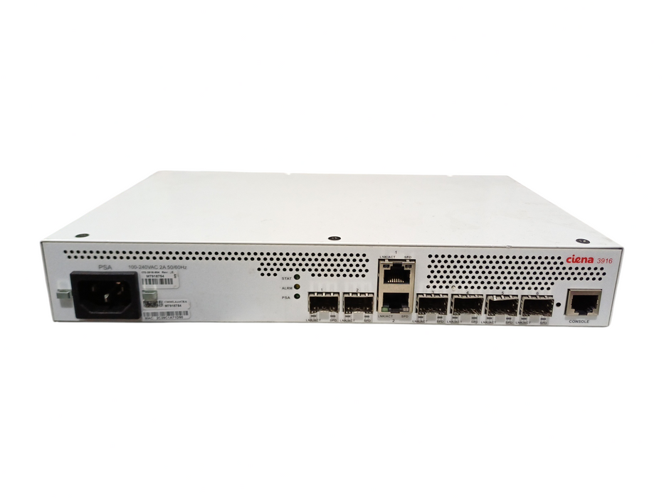 Ciena 3916 Series Service Delivery Switch 170-3916-904, Factory Reset