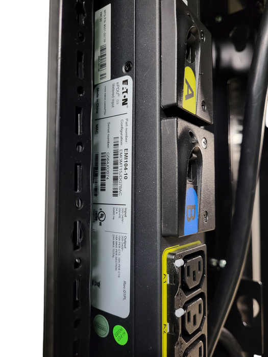 Cisco R42612 Standard  Rack RACK2-UCS2 w/ 2x Eaton Metered EMI104-10 PDU $