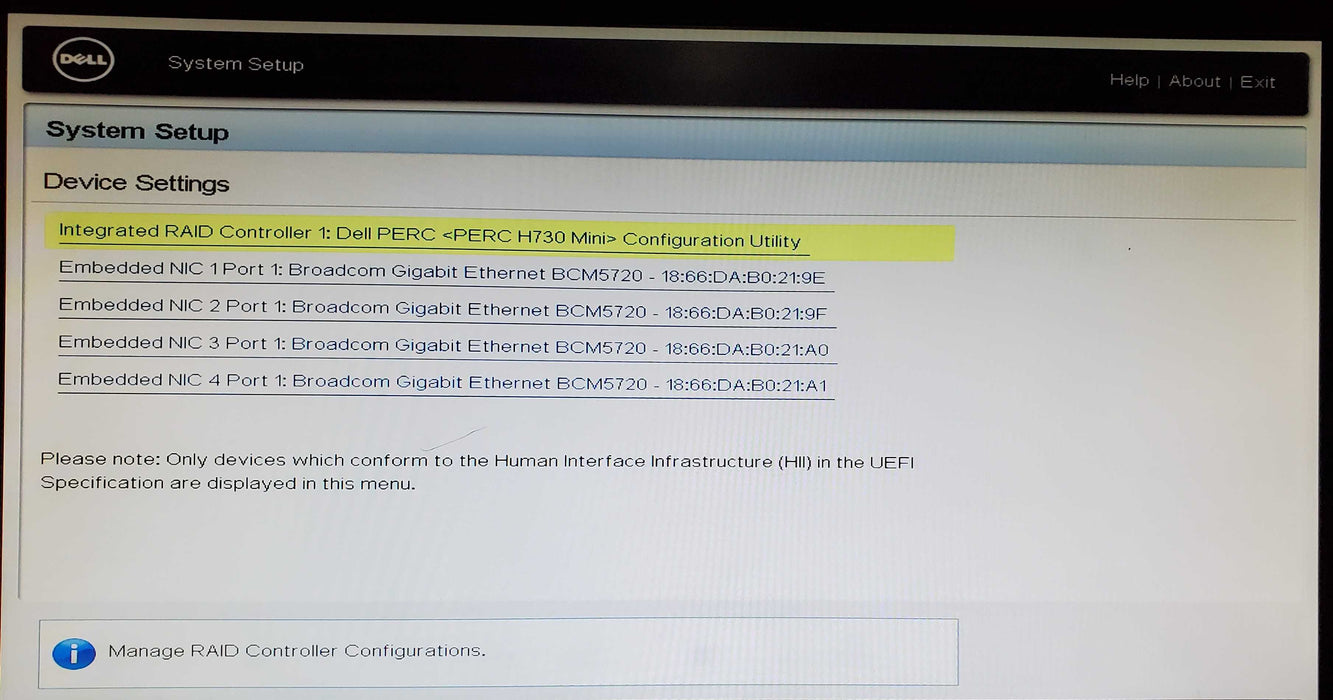 Dell PowerEdge R430 2x Xeon E5-2623 v4 64GB DDR4 H730 Mini - 1xPSU No HDD