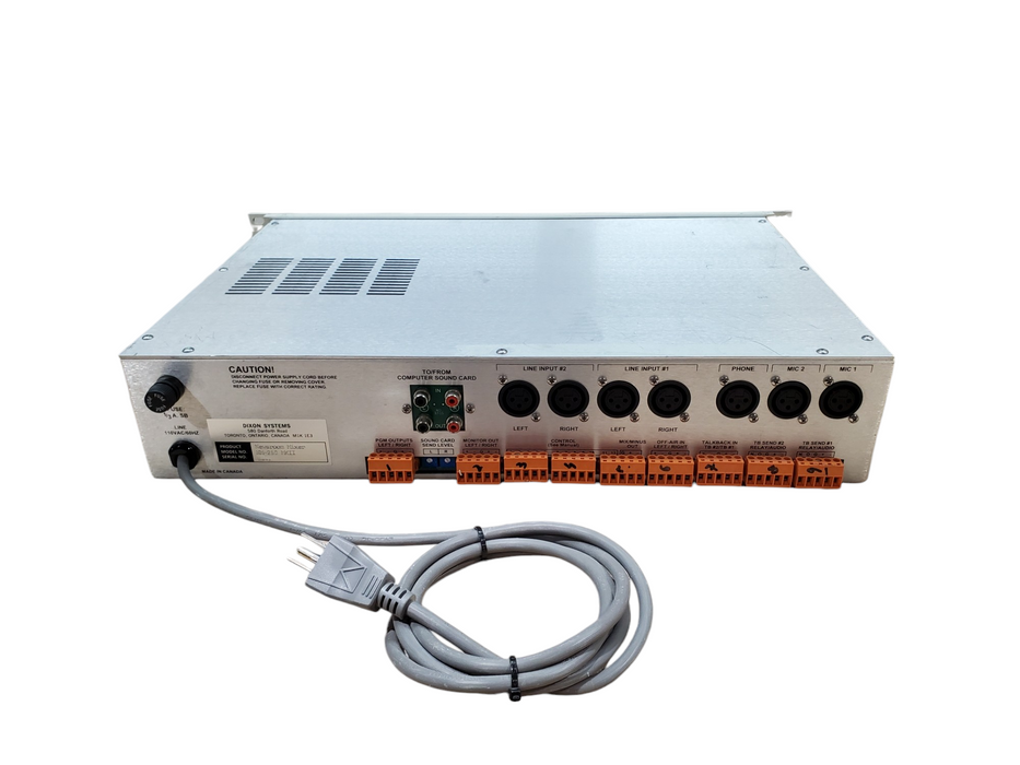 Dixon Systems Newsroom Mixer NM-250 MKii *READ*