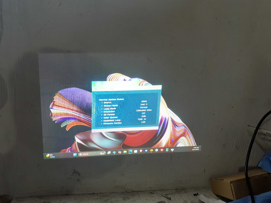 BenQ MW526A Projector | lamp 7296 hrs | No remote control