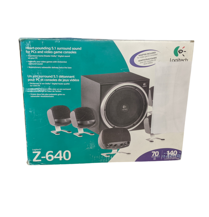 Logitech Z-640 5.1 Computer Speakers Set