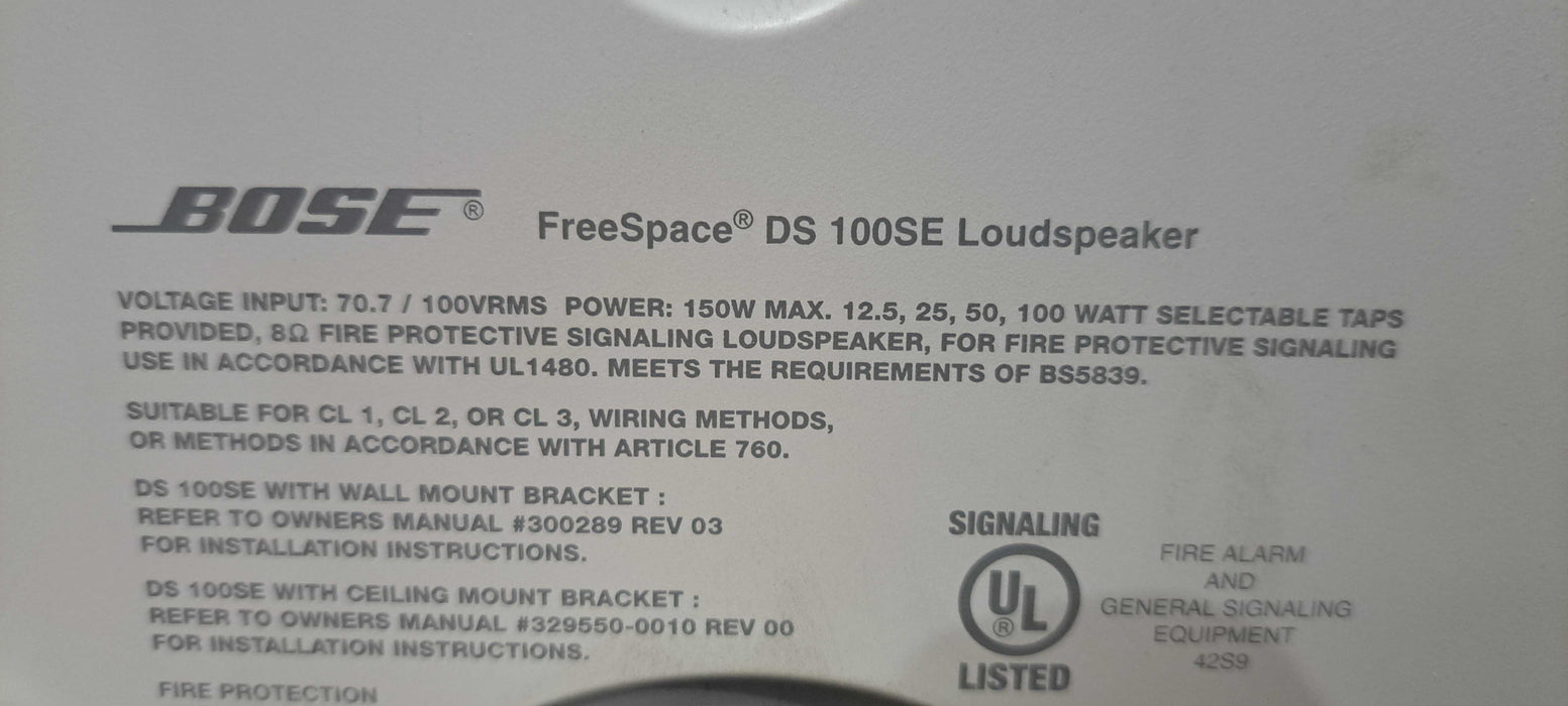 Bose DS 100SE FreeSpace Outdoor Loudspeaker