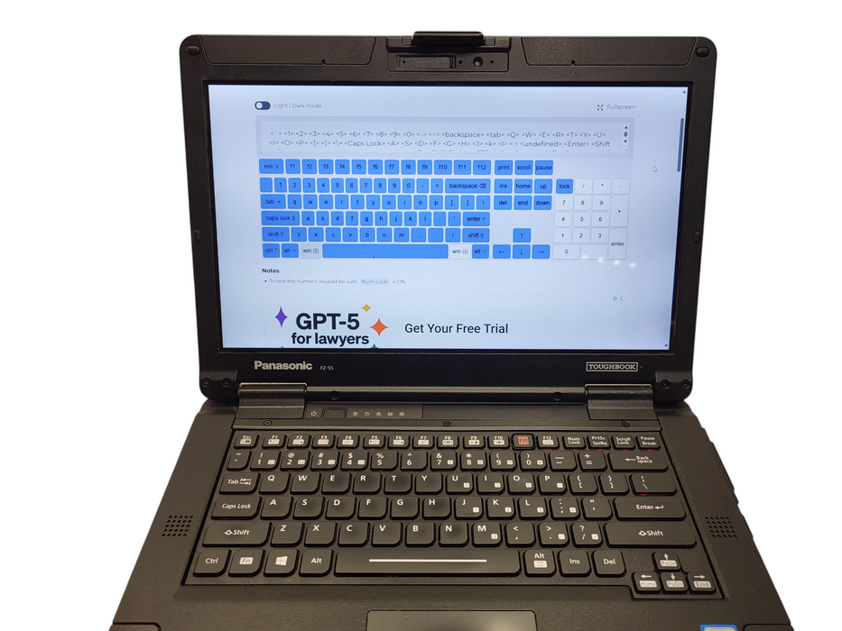 Panasonic ToughBook FZ-55 Touch i5-8365U 16GB RAM 1TB+256GB SSDs | 2100HRS  $ Lap200