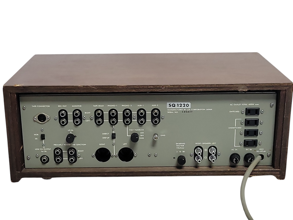 Vintage Solid State integrated Amplifier SQ1220 _