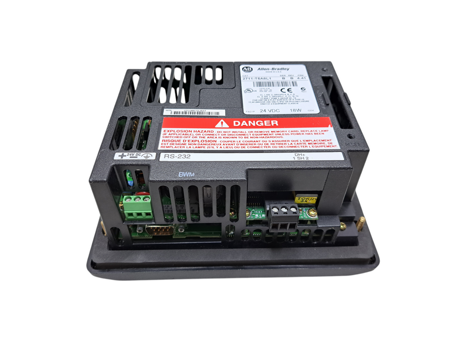 Allen Bradley PanelView 550 Screen 2711-T5A8L1 REV B | POWERS ON