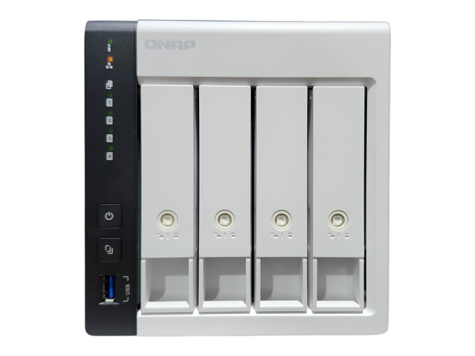 QNAP TS-433 4 Bay 4G RAM NAS w/ 4x 10TB HDDs & AC Adapter