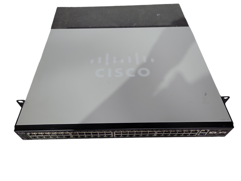 Cisco SG500-52MP, 52-Port Gigabit PoE+ Managed Stackable Switch 1/5G SFP !