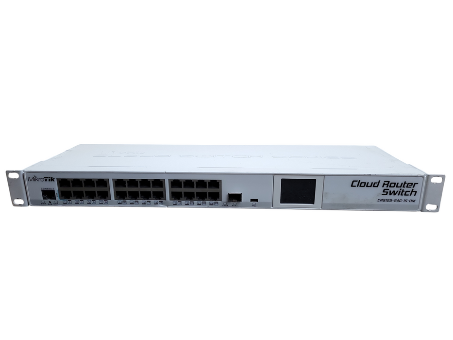 MikroTik Cloud Router Switch CRS125-24G-15-RM Port Ethernet Switch !