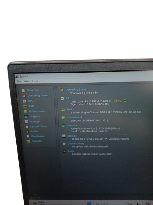 Lenovo ThinkBook 14 G2 ITL i5-1135G7 8GB RAM 256 SSD Laptop  Lap200