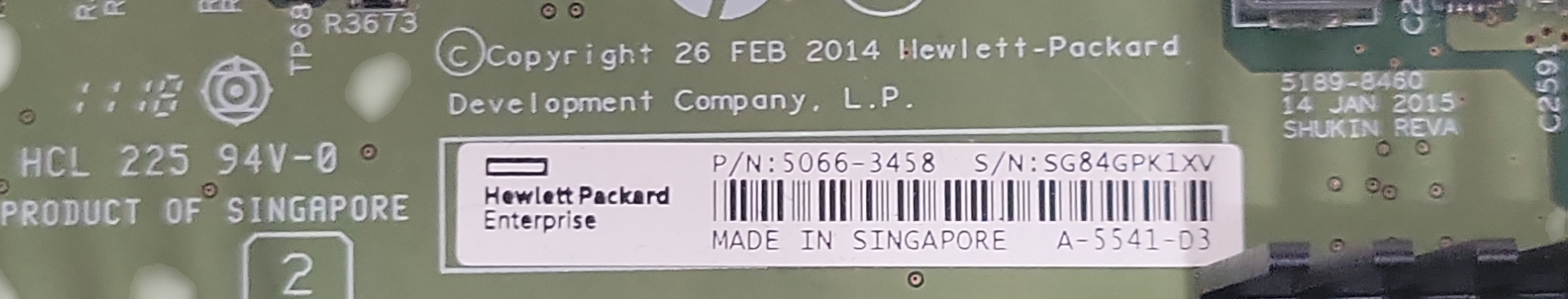 HPE Aruba J9993A 5400R 8P 1G/10GbE SFP+ v3 zl2 8-PORT Module Q_