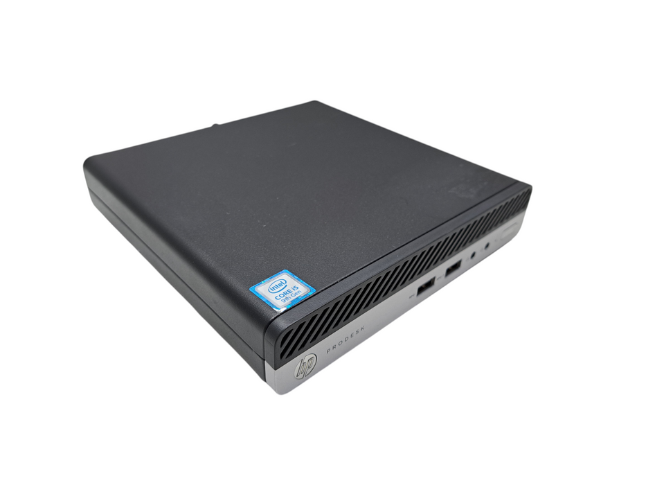 HP ProDesk 400 G5 Mini | i5-9500T @2.20GHz, 8GB DDR4, 256GB NVMe, Wi-Fi Q)