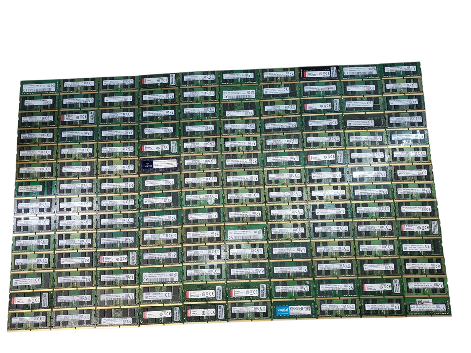 Lot of 140x, Assorted 16GB DDR4 SODIMM Laptop RAM
