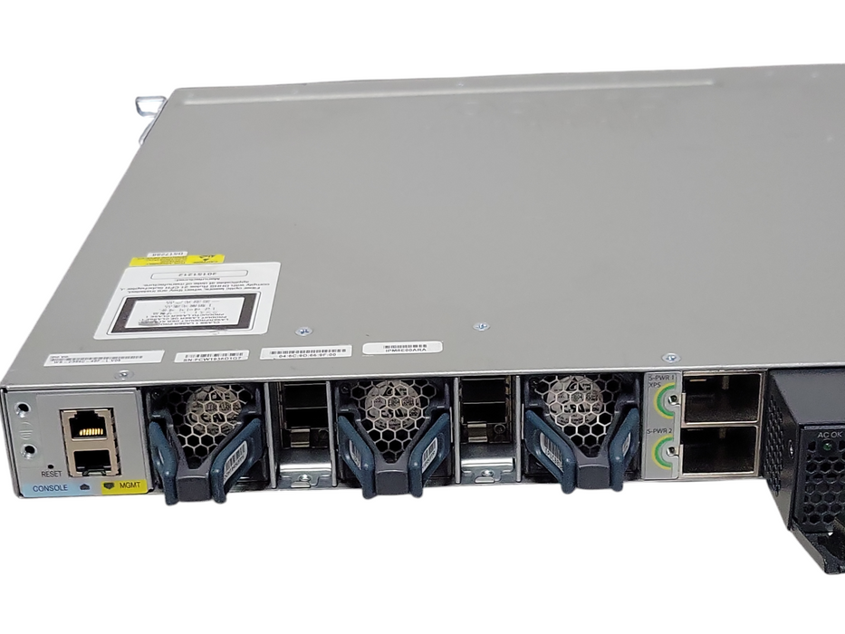 Cisco WS-C3850-48F-L 48-Port PoE 3850 Switch 1100W AC LAN Base _