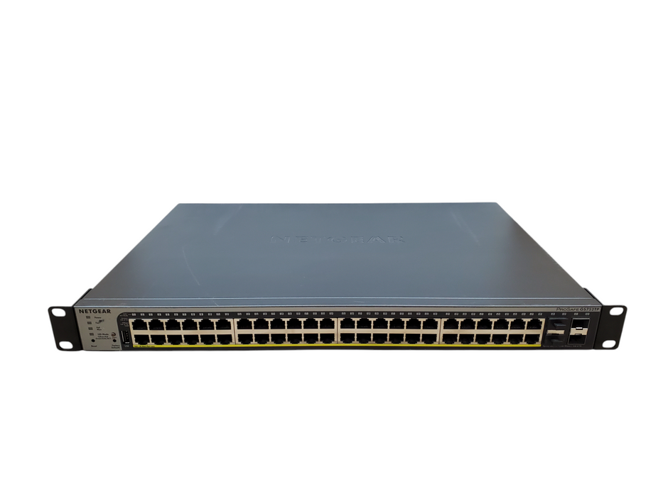 NETGEAR 48-Port Gigabit PoE+ Managed Switch with 4 SFP Ports (GS752TPv2)