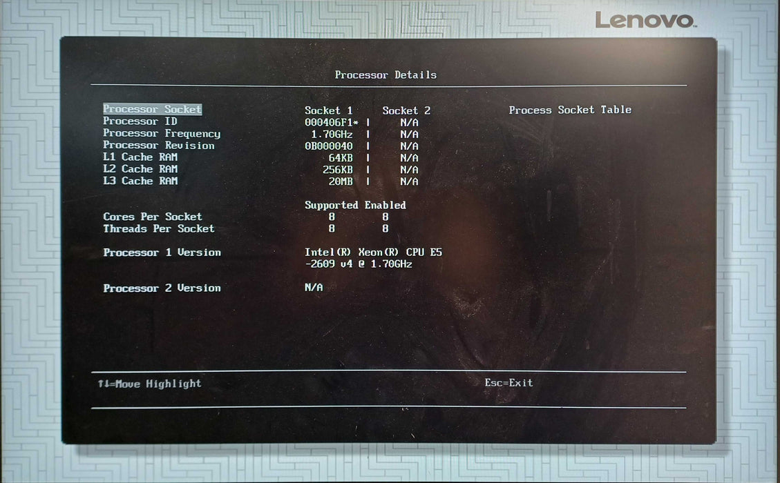 Lenovo System X3550 M5 1U 8x2.5", Xeon E5-2609 v4, 32GB DDR4, M1215, NO HDD