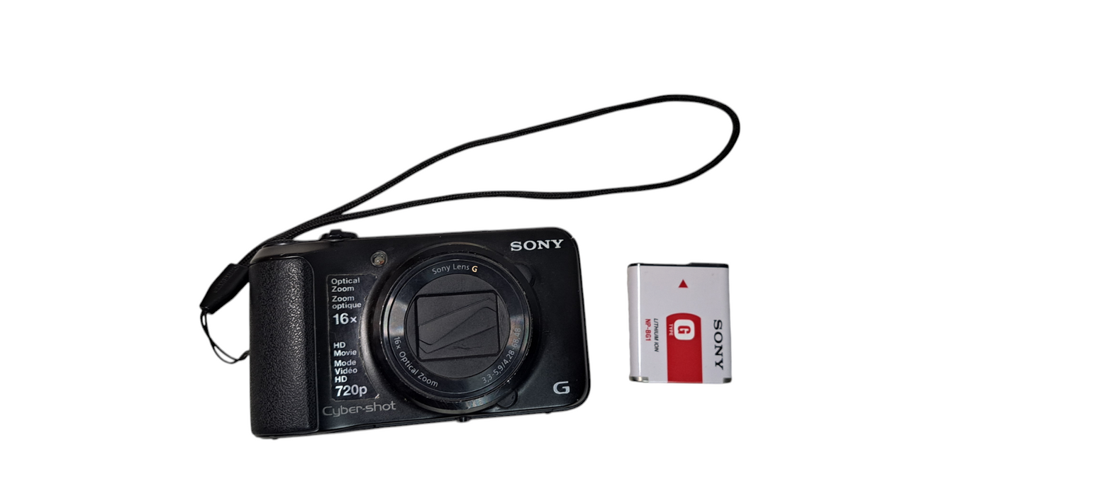 Sony Cyber-Shot DSC-H90 Digital Camera 16.1MP 16x Optical Zoom W/Battery
