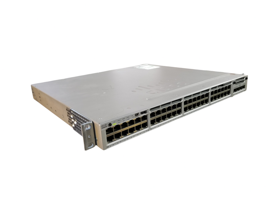 Cisco WS-C3850-48P 48 Port Gigabit PoE+ Switch w/ C3850-NM-2-10G 2x715W PSU